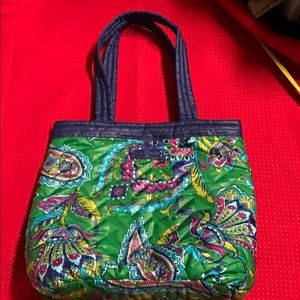 Vera Bradley Reversible Puffer Tote Bag